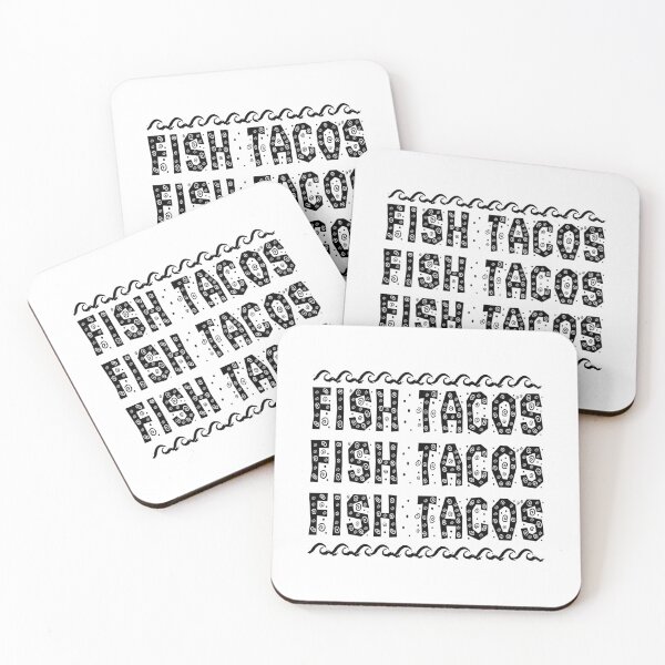 Item preview, Fish Tacos, Good Awesome Nautical Food designed and sold by ArtByBollwitt.