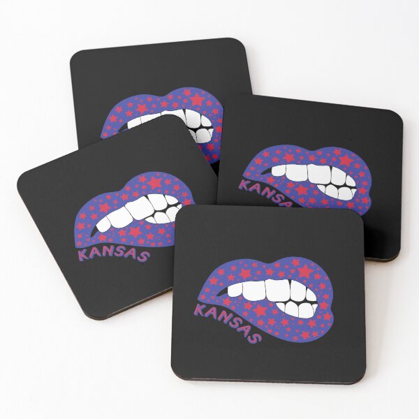Item preview, Kansas Red and Blue Lips designed and sold by hdrobertson.