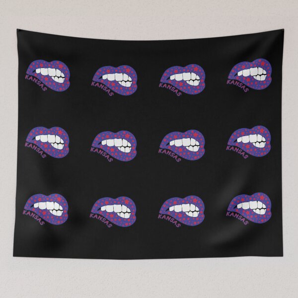Item preview, Kansas Red and Blue Lips designed and sold by hdrobertson.