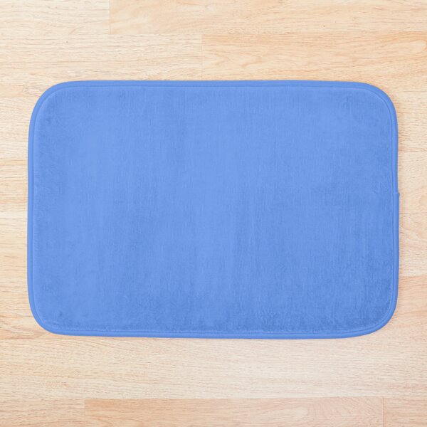 PLAIN SOLID CORNFLOWER BLUE - ONE OF THE MANY SHADES OF BLUE BY OZCUSHIONS Bath Mat