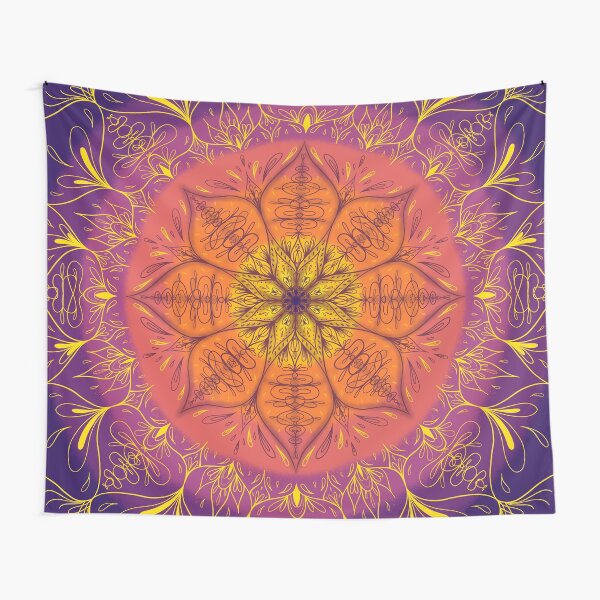 Sunset Scheme Tapestry