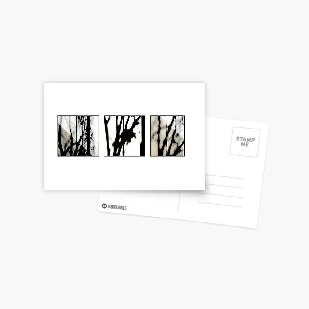 Waiting: Triptych Postcard