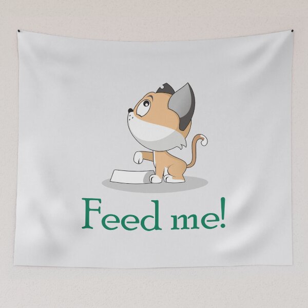 Item preview, Dame de comer, perro lindo, comida para perros designed and sold by mstfcntrk.