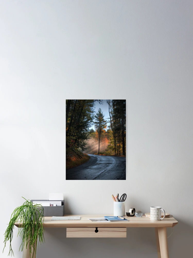 Thumbnail 2 of 3, Poster, Light Rays on Jackson Rd designed and sold by aaronc.
