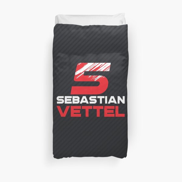 Sebastian Vettel 5 v3 Duvet Cover
