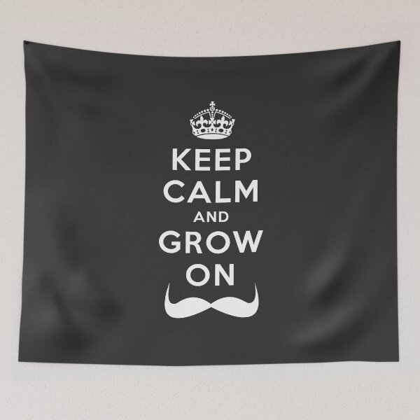 Item preview, Keep Calm and Grow On (Dark Background) designed and sold by ZeldaDoodle.