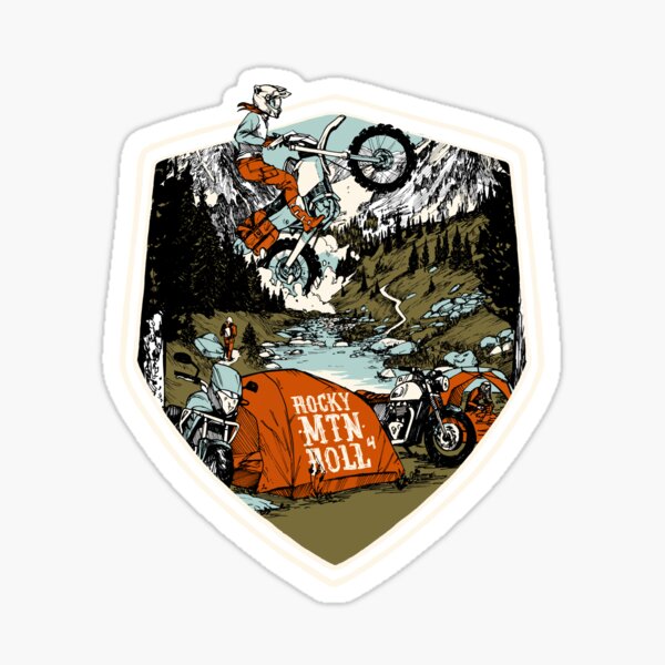 Rocky MTN Roll 4 Flat Sticker