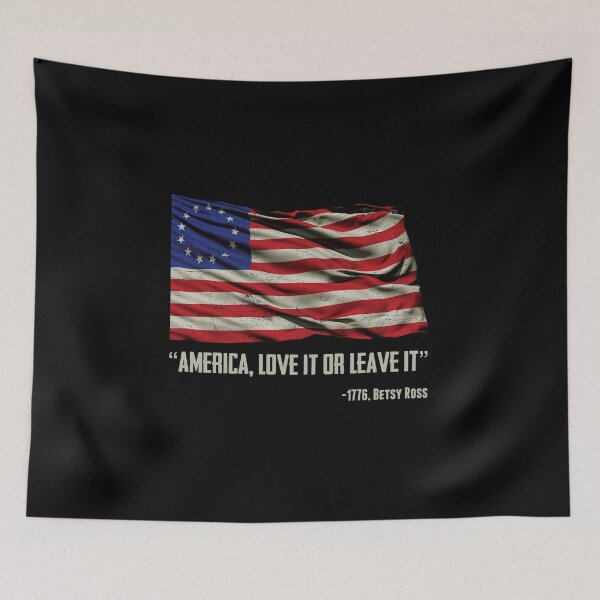 Artikelvorschau, Amerika Liebe es oder lass es - Betsy Ross 1776 entworfen und verkauft von Alema Art.