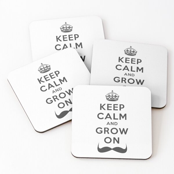 Item preview, Keep Calm and Grow On (Light Backgrounds) designed and sold by ZeldaDoodle.