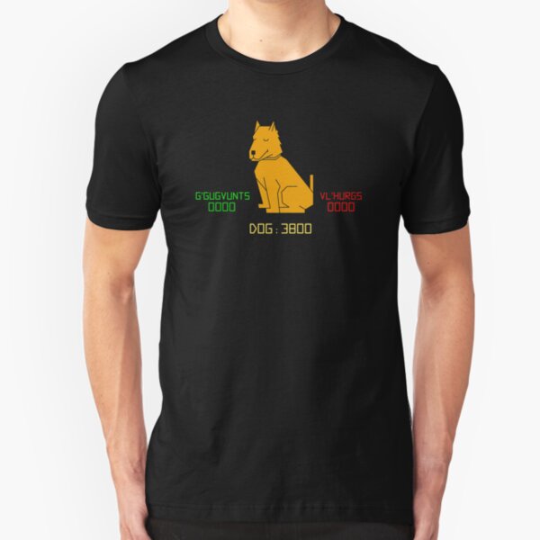 NDVH G'Gugvunts vs Vl'Hurgs vs Dog 3 H2G2 Slim Fit T-Shirt