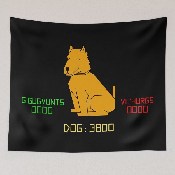 Item preview, NDVH G'Gugvunts vs Vl'Hurgs vs Dog 3 H2G2 designed and sold by Nik’s T-Shirts.