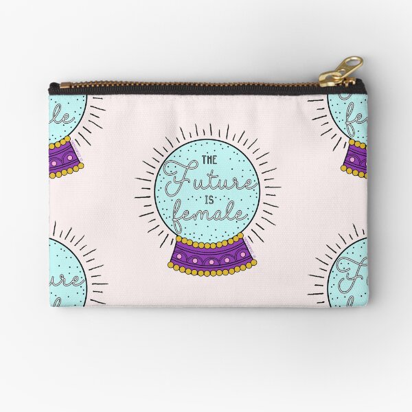 The Future Is Female - The Peach Fuzz Zipper Pouch