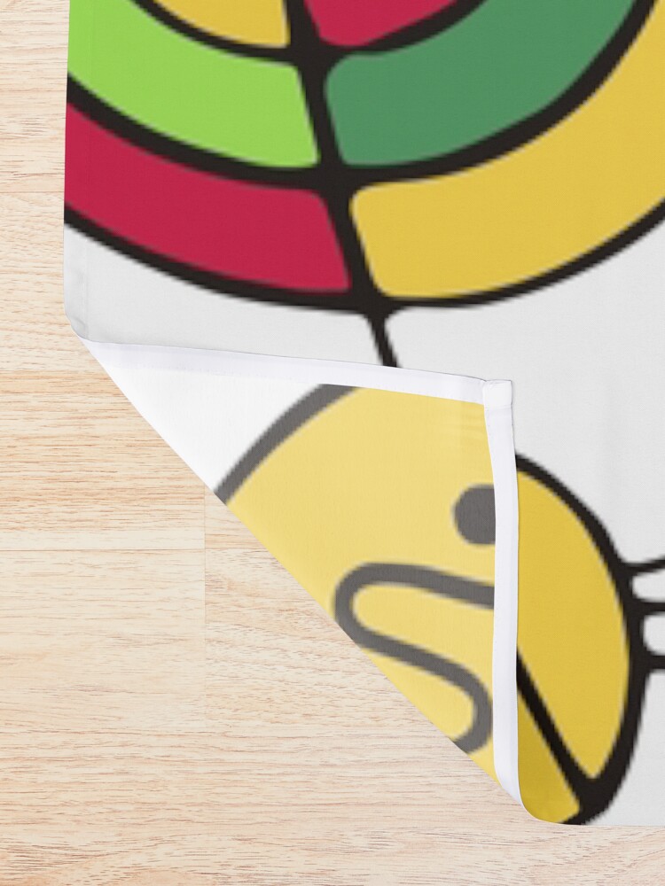 Alternate view of Joan Miro Peces De Colores (Colorful Fish ) Artwork for Posters Tshirts Prints Men Women Kids Shower Curtain