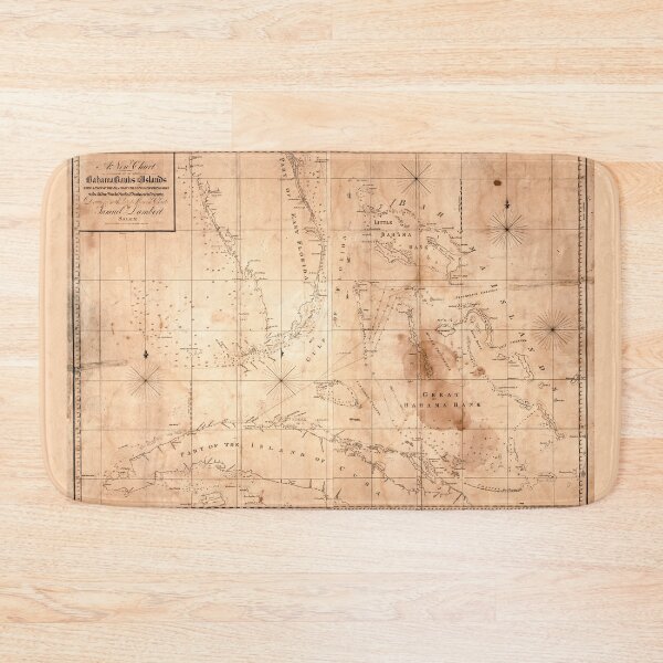 Item preview, Map of the Bahama Banks and Islands (1817) designed and sold by allhistory.