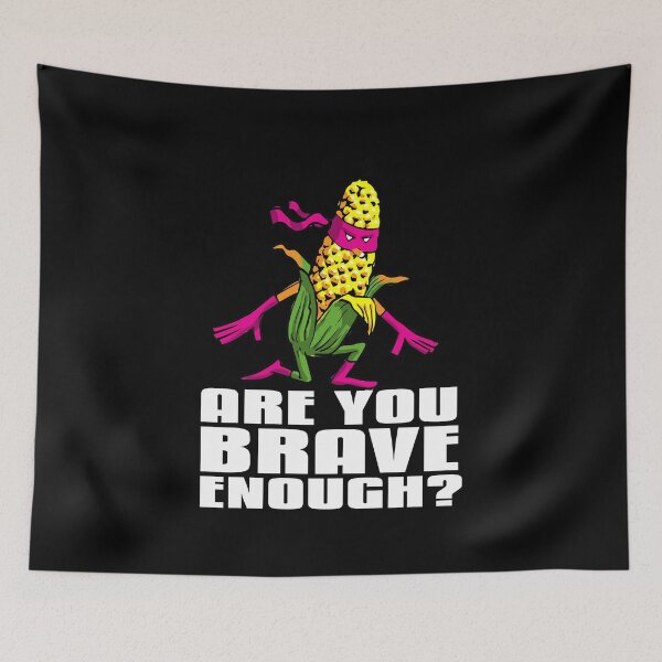 Item preview, Corn On The Cob Are You Brave Enough? Big Corner Ninja Foodietoon Vegetable Superheroes designed and sold by ProjectX23.