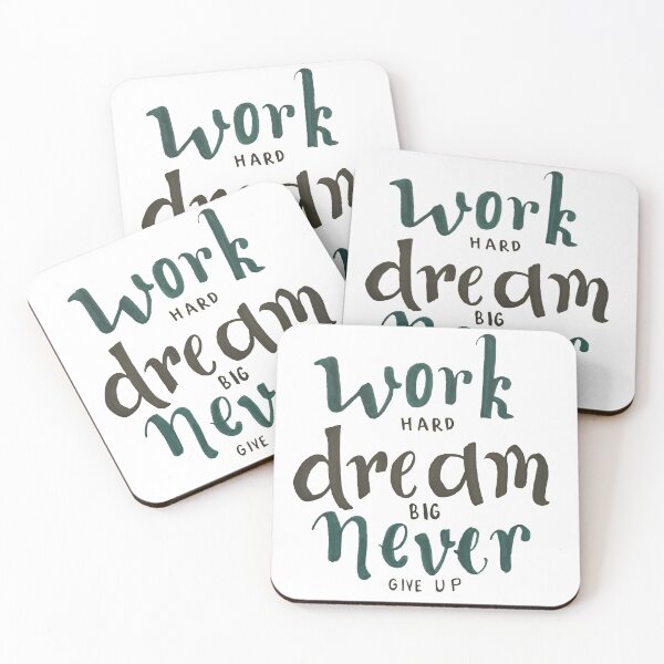 Item preview, Work Hard Dream Big designed and sold by JNArt.
