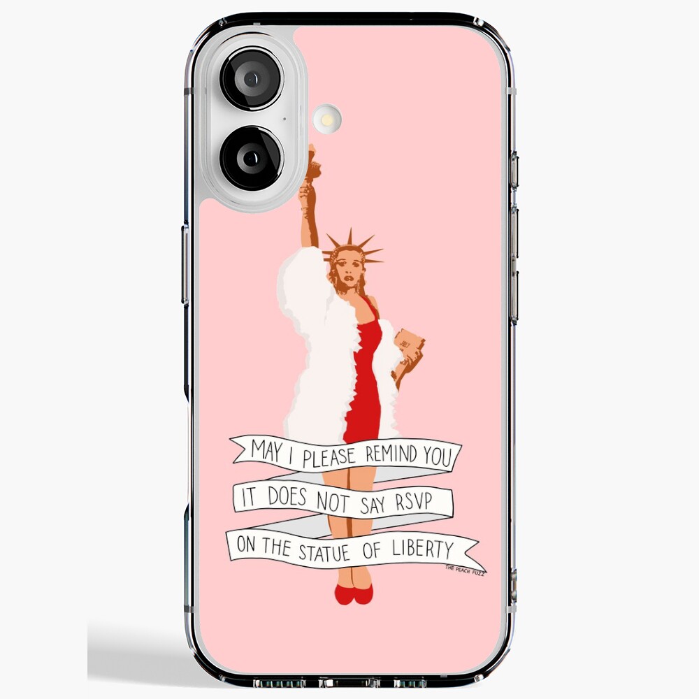 It Does Not Say RSVP On The Statue Of Liberty - The Peach Fuzz | Sticker