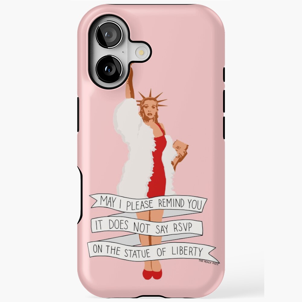 It Does Not Say RSVP On The Statue Of Liberty - The Peach Fuzz | Sticker