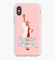 It Does Not Say RSVP On The Statue Of Liberty - The Peach Fuzz iPhone Case