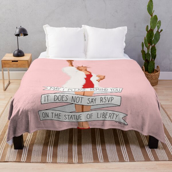 Item preview, It Does Not Say RSVP On The Statue Of Liberty - The Peach Fuzz designed and sold by Elizabeth Hudy.