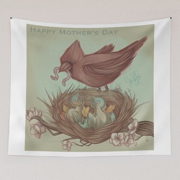 Item preview, Mother's Day birbs designed and sold by Dybbuk-Debunked.