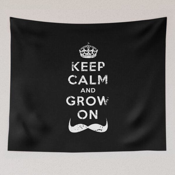 Item preview, Keep Calm and Grow On (Distressed Dark Background) designed and sold by ZeldaDoodle.