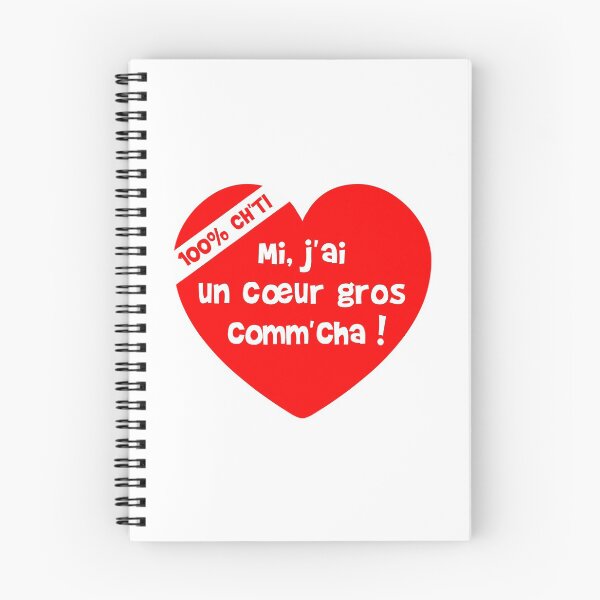 Item preview, Mi, I have a big heart like cha! (100% Ch'ti) designed and sold by humour-chti.