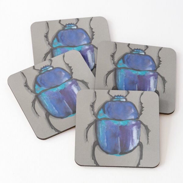 Item preview, Blue scarab beetle designed and sold by MairisGallery.