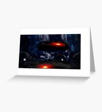 Reflective Vastness Greeting Card