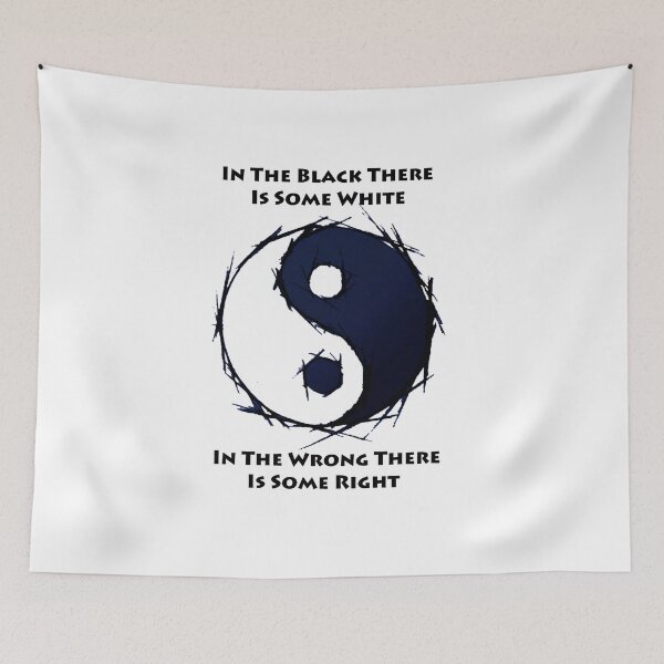 Item preview, Black White Wrong Right designed and sold by AnubisApparel.