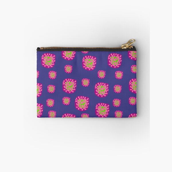 Item preview, Abstract Blooms on Blue designed and sold by Giliane Bader.