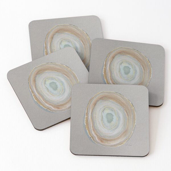 Item preview, Agate, grey blue ochre stone designed and sold by MairisGallery.