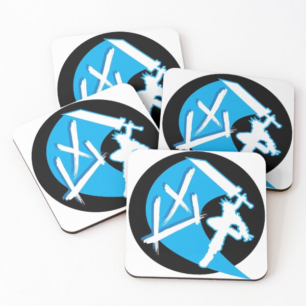 Item preview, Limit Cross Slash (Blue, For White Apparel) designed and sold by RealAwwa.