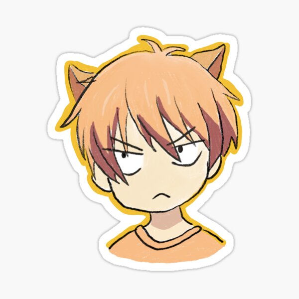 "Fruits Basket Kyo " Sticker by bumblebeesart Redbubble