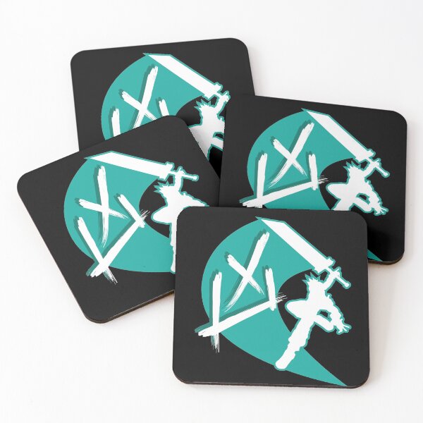 Item preview, Limit Cross Slash (Green, For Black Apparel) designed and sold by RealAwwa.