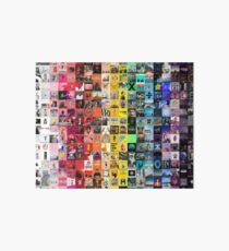 Music Collage Art Board Print