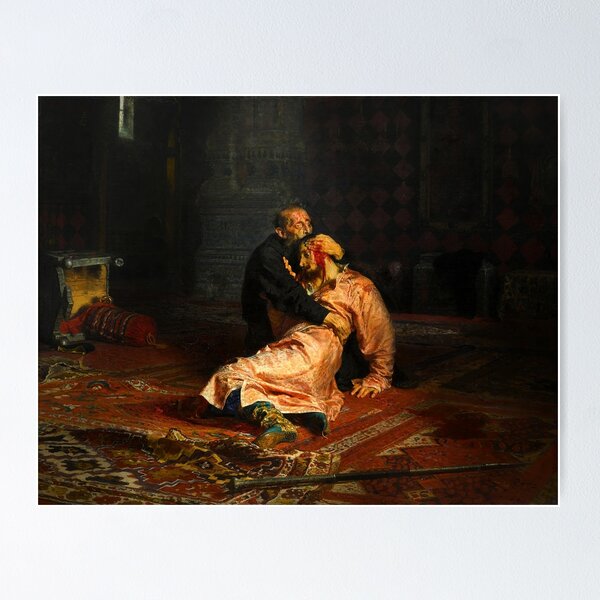 Item preview, Vivid Retro - Ivan the Terrible and His Son Ivan designed and sold by thelostsigil.