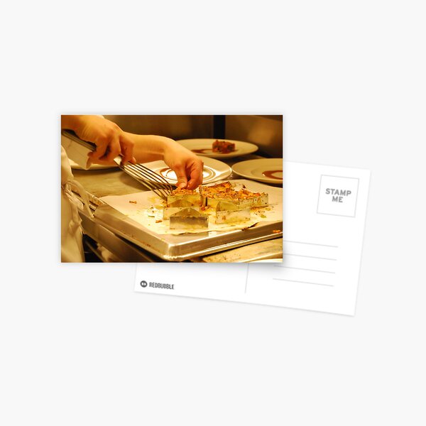 San Pellegrino Almost Famous Chef Competition 2b De-Molding Postcard