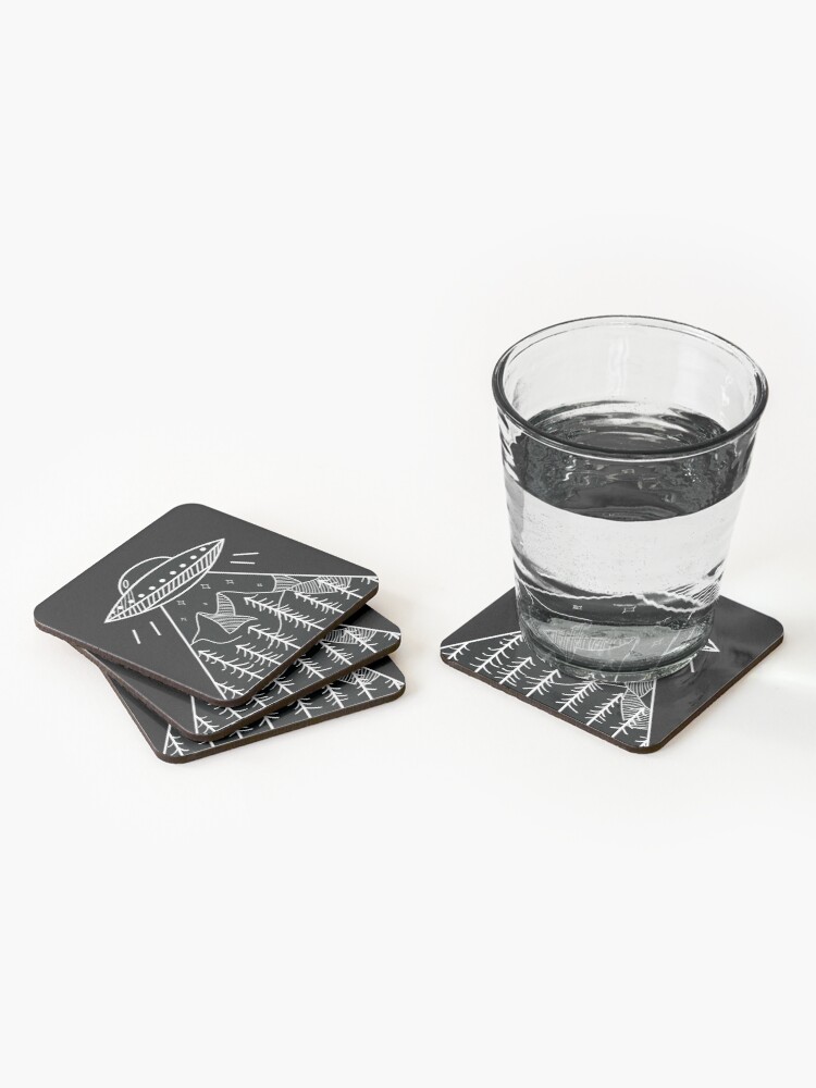 Alternate view of UFO Inverse Coasters (Set of 4)