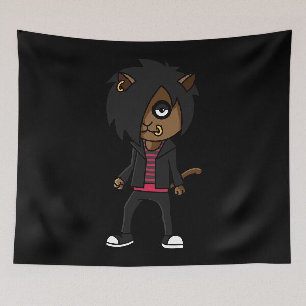 Item preview, Emo cat, emocore emostyle goth gothic designed and sold by tonstan.