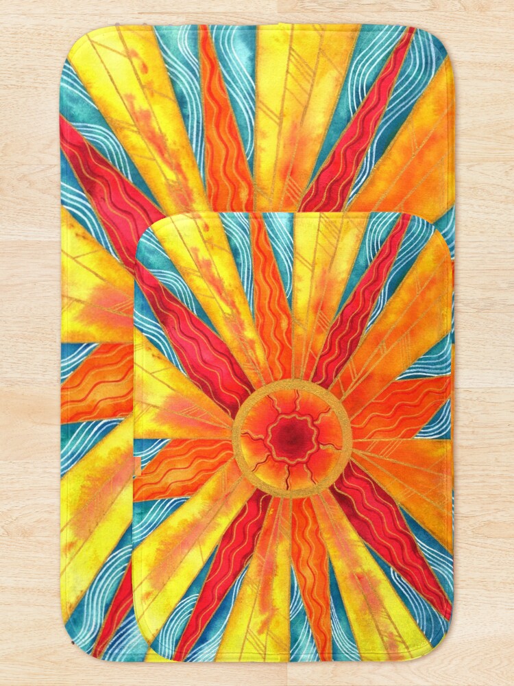 Alternate view of Sunburst Bath Mat