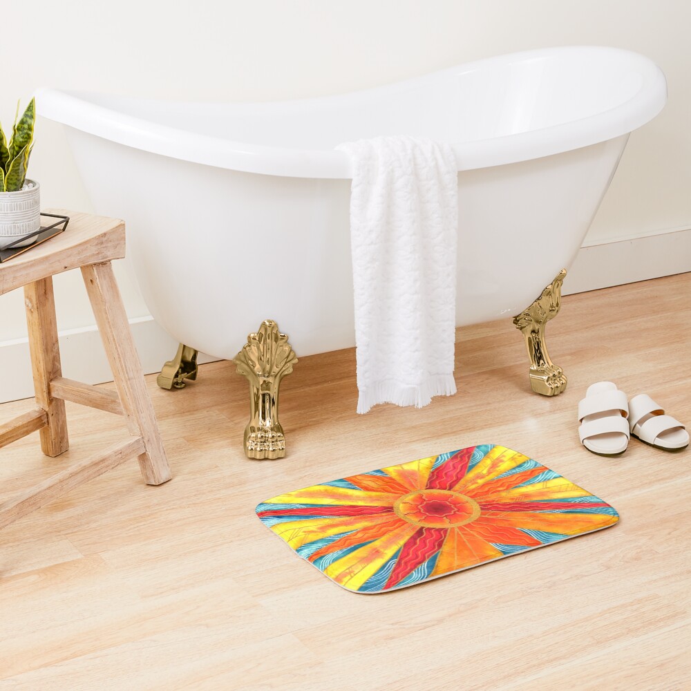 Sunburst Bath Mat