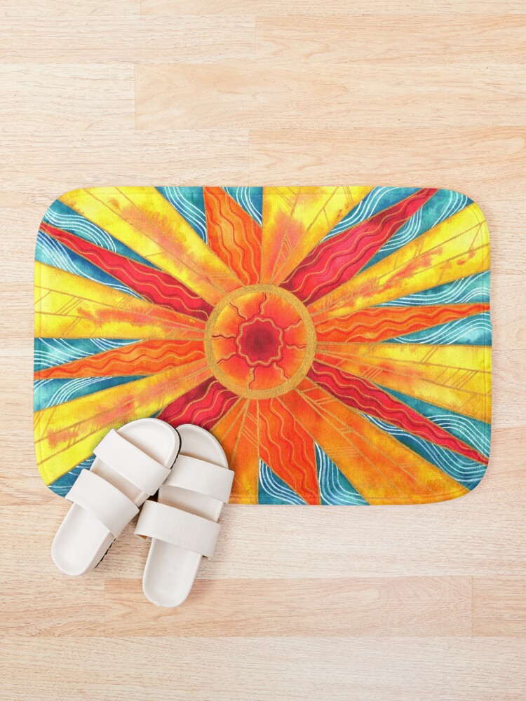 Alternate view of Sunburst Bath Mat