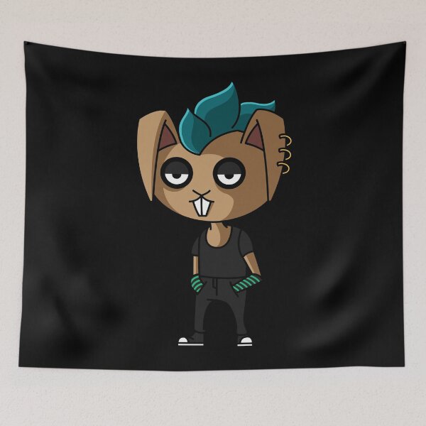 Item preview, Emo bunny, emocore emostyle goth gothic designed and sold by tonstan.