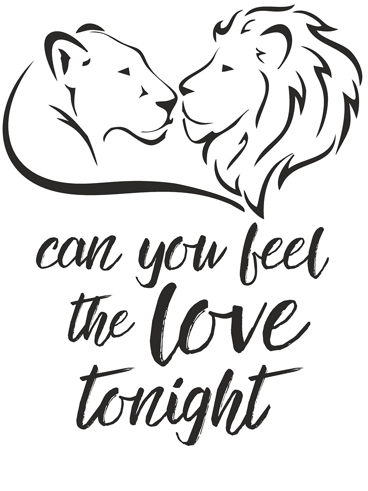 Lion King 19 Simba And Nala Can You Feel The Love Tonight Kids T Shirt For Sale By Diy Store Redbubble