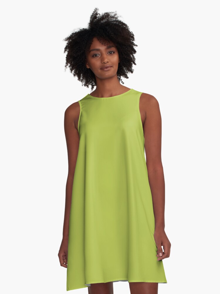 avocado green dress