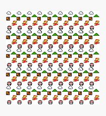 8-Bit Mario Photographic Print