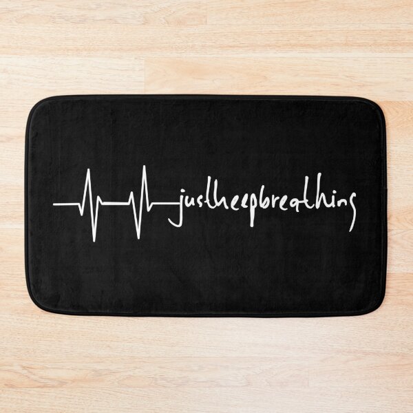 Item preview, Just Keep Breathing Heartbeat designed and sold by Minnie777.