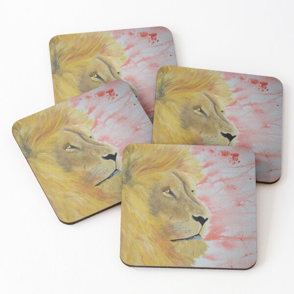 Item preview, Lion-Red-Orange designed and sold by Austin Fabinski Art.