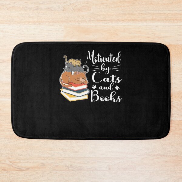 Item preview, Cats Books Tshirt Library Cat Reading Shirt Book Kitten T-Shirt designed and sold by DSWShirts.